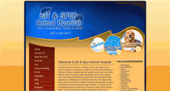 Desktop Screenshot of bitandspuranimalhospital.com